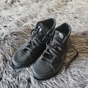 Black Vans Hightops- Women 6.5